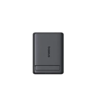 Baseus PicoGo AM31 Qi2 Ultra-Mini Magnetic  Power Bank with Kickstand 5000mAh 20W - Cosmic Black
